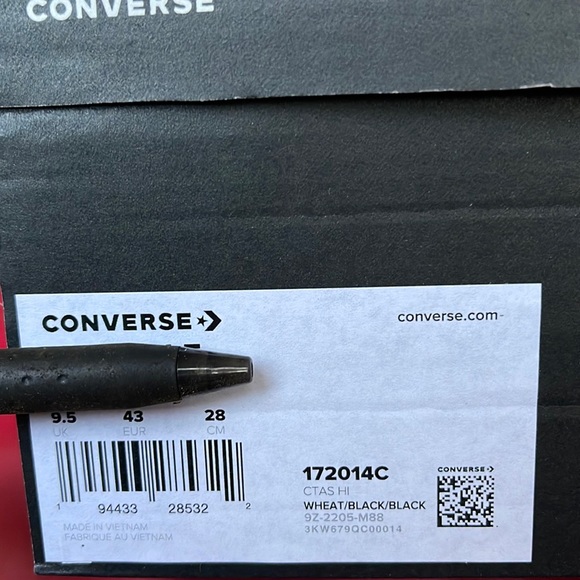 Converse 172014C
CTAS HI
WHEAT/BLACK/BLACK Men’s sneakers - Picture 16 of 16